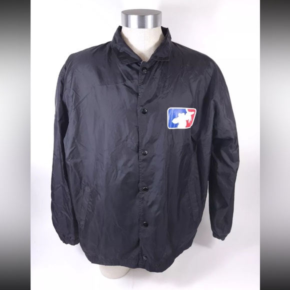 AUTHENTIC 90’S VINTAGE LIMP BIZKIT UNISEX BLACK WINDBREAKER~BY GIANT~LG - Picture 12 of 16